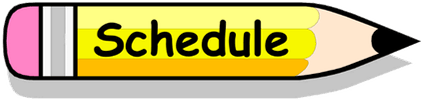 Pencil with word schedule written on it